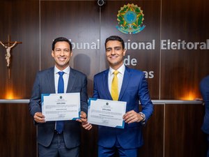 JHC e Rodrigo Cunha são diplomados prefeito e vice-prefeito de Maceió