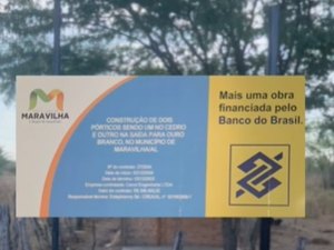 Em cidade do Sertão, pórtico de quase R$ 400 mil reais, que nunca foi construído, é tema proibido