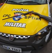BPTran prende jovem com espingarda e munições na parte alta de Maceió
