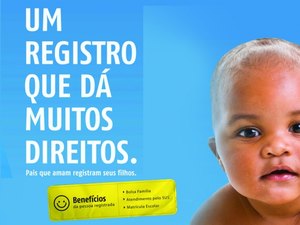 Cartórios emitem gratuitamente 75.049 registros de nascimento e óbito