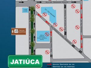 Trânsito da Jatiúca passará por alterações; confira mapa