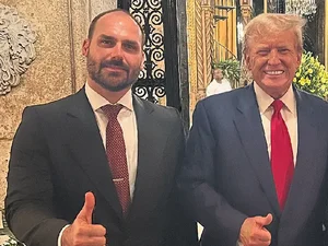 Eduardo Bolsonaro admite atuar para sabotar missão de senadores brasileiros nos EUA