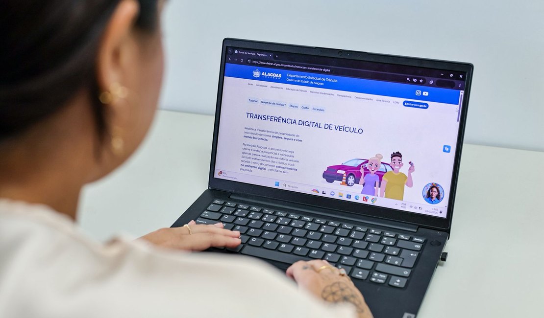 Sem filas e sem espera: veja como fazer a transferência de veículos online pelo site do Detran Alagoas