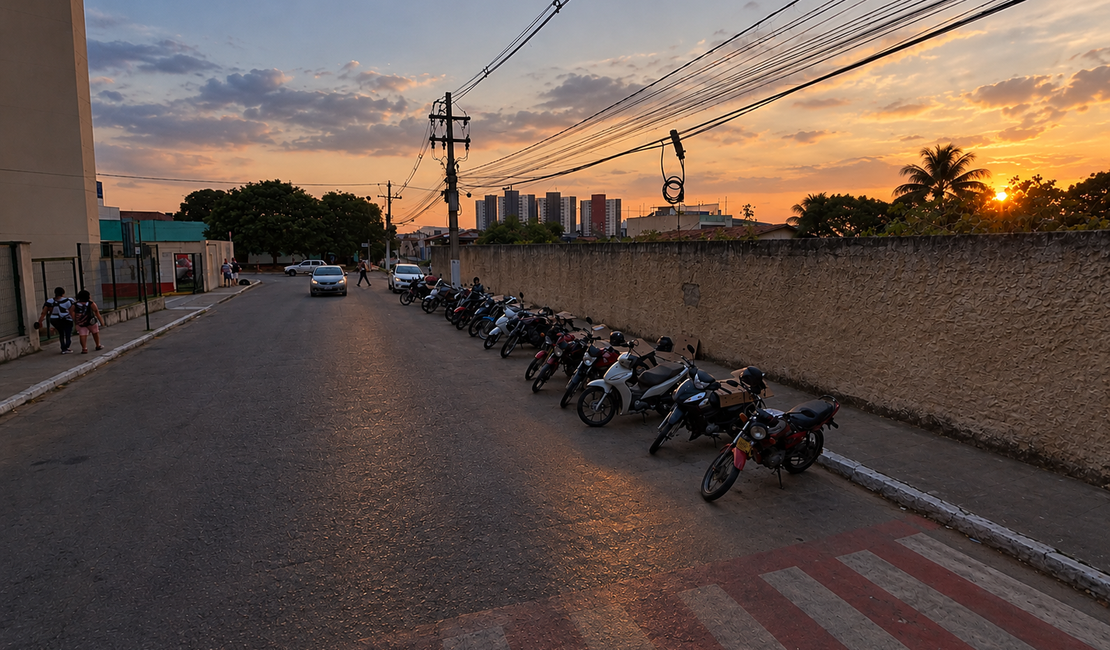 Motociclista estaciona moto e tem veículo levado em minutos em Arapiraca
