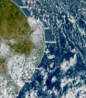 Fim de semana deve ser de tempo instável e nebuloso em Alagoas