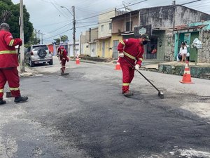 Prefeitura leva operação tapa-buraco para vias com grande fluxo de veículos