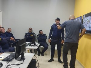 Guarda Municipal de Palmeira realiza treinamento para videomonitoramento