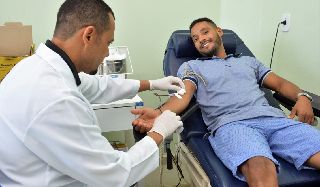 Hemoal faz coleta externa de sangue em Coruripe nesta quinta-feira (13)
