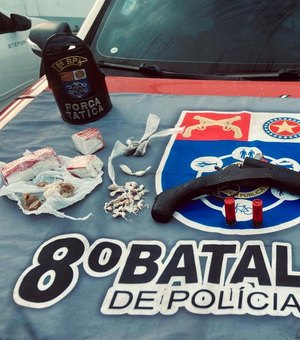 PM apreende 22 armas de fogo e 42 quilos de entorpecentes em uma semana