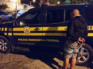 Foragido da Justiça é preso pela PRF no sertão de Alagoas