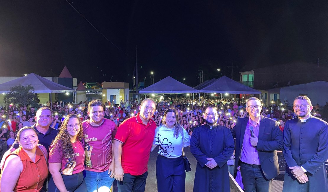 Prefeitura promove show católico em Junqueiro em celebração a São Sebastião