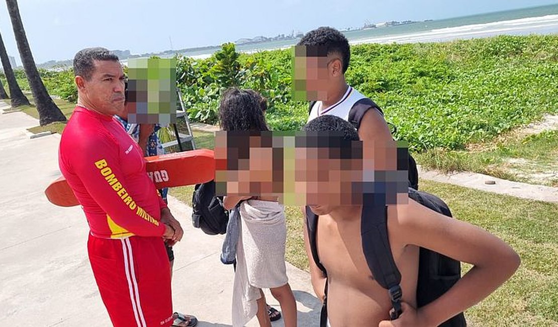 Estudantes se afogam após gazear aula para ir à praia em Maceió