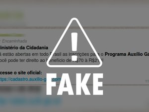 É falsa mensagem de 'auxílio gás' para famílias afetadas pela pandemia