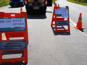[Vídeo] Gás vaza em São Miguel dos Campos e BR-101 está interditada 