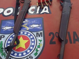 Homem ameaça vítima fazendo disparo com espingarda e é detido em Jacuípe