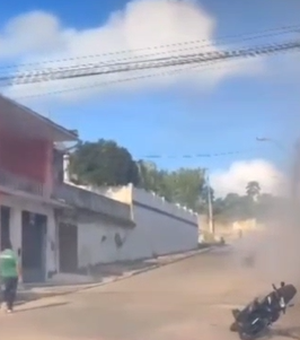 Princípio de incêndio em loja de fogos de artifícios assusta moradores em Rio Largo