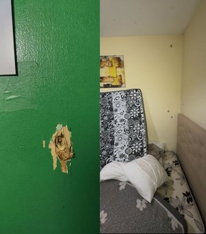 Veja como ficou pousada após tiroteio na Pajuçara; quatro foram presos