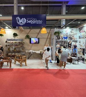 Estande de São Sebastião é destaque na Feira dos Municípios Alagoanos