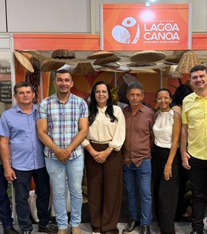 Estande de Lagoa da Canoa na 1ª AgroShow Arapiraca foi um dos mais bonitos e visitados do evento