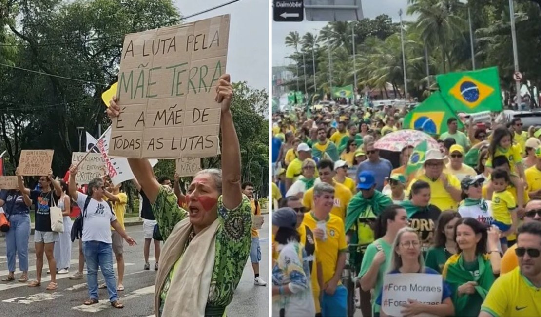 PL da Devastação e Fora Lula: manifestações movimentam fim de semana na capital