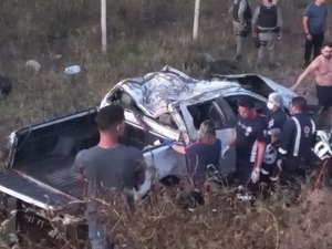 Acidente de trânsito deixa morto e feridos em Jaramataia