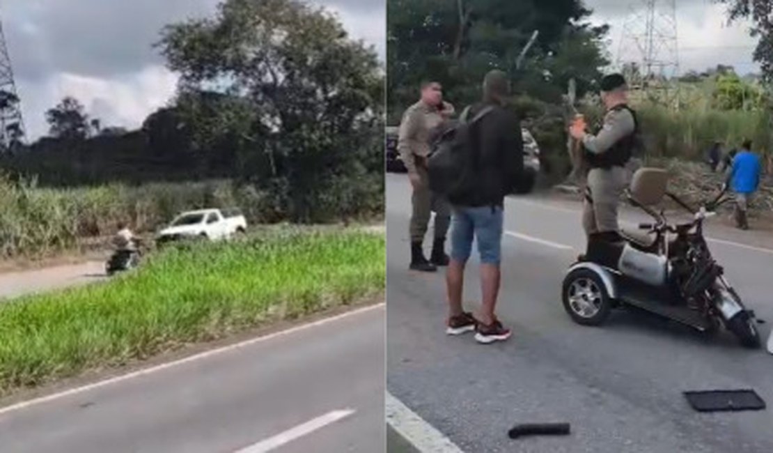 Idoso de 71 anos morre após colisão frontal na BR-104, em Rio Largo