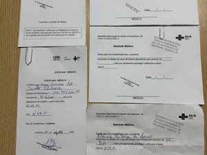 Mulher é presa em Arapiraca por falsificar atestados médicos e vender por R$ 70