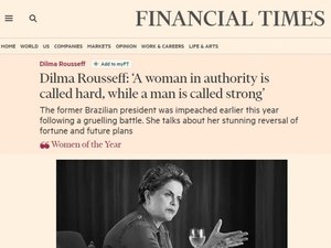 Dilma é listada entre as ?mulheres do ano? pelo jornal ?Financial Times?