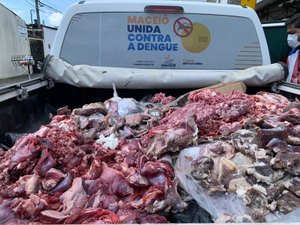 Vigilância Sanitária retira mais 1.200kg de alimentos impróprios de circulação