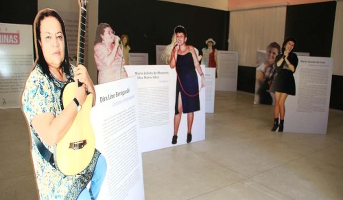 Exposição traça perfil de cantoras no Museu Zezito Guedes em Arapiraca