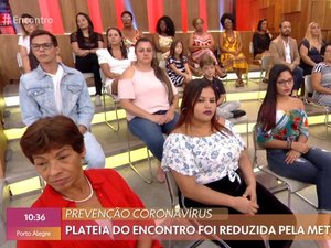 Fátima Bernardes toma atitude no Encontro por causa do Coronavírus