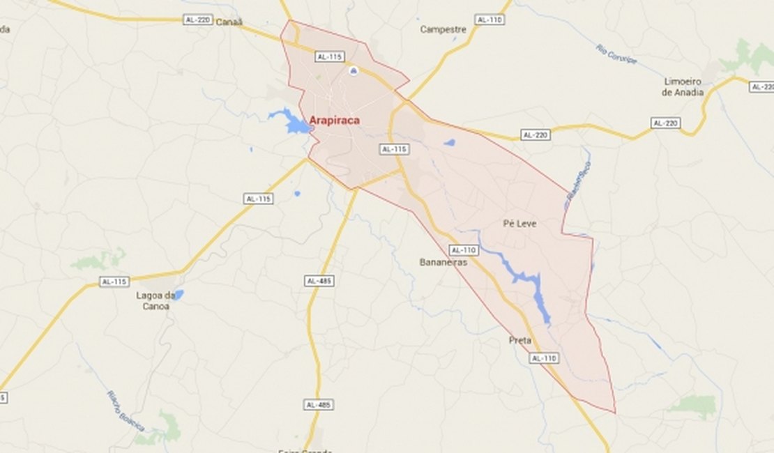 Arapiraca perde território para Craíbas segundo novo mapa do IBGE