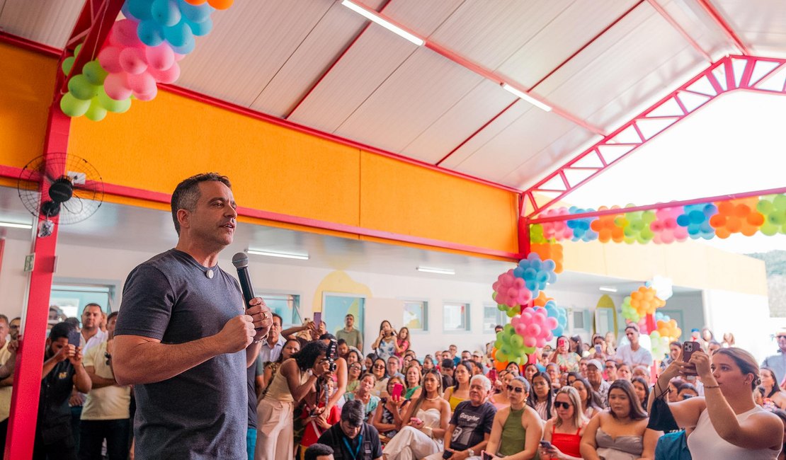 Paulo Dantas entrega a 67ª Creche Cria, em Maribondo