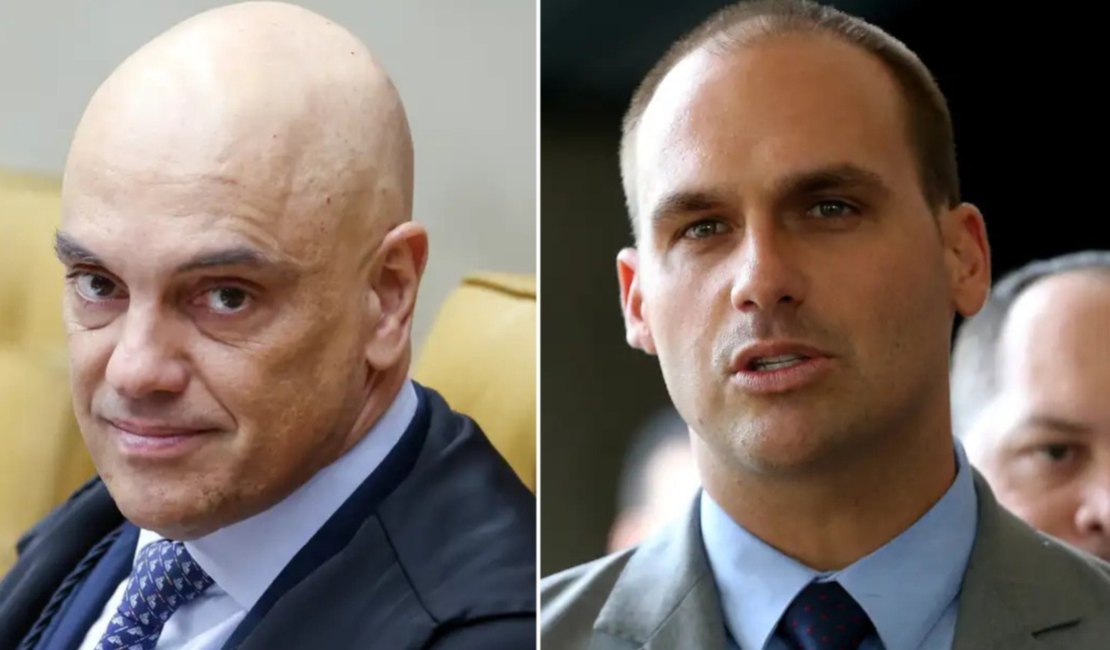 Moraes vota para tornar Eduardo Bolsonaro réu por tentar coagir STF