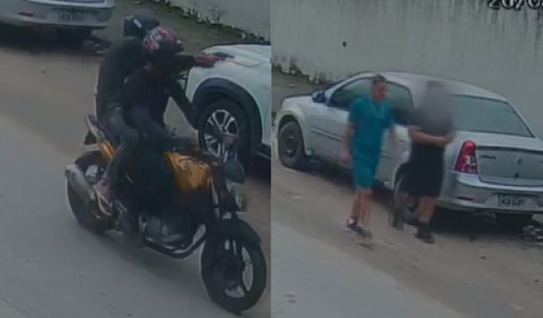 Veja momento que homem é morto ao sair de academia no bairro Santos Dumont