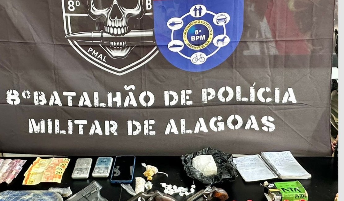 PM apreende arsenal e líderes de organização criminosa são neutralizados em Rio Largo