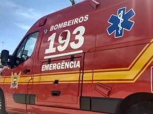 Homem atropelado no Jaraguá é socorrido pelos bombeiros