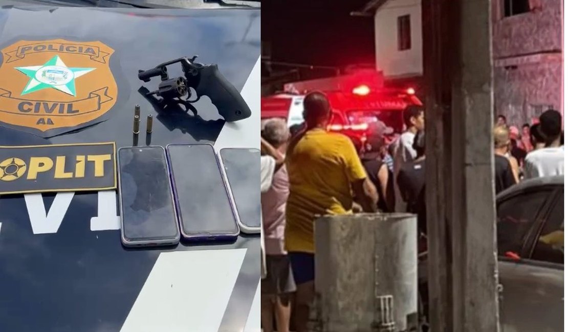 Polícia prende foragido por assassinato e descobre arma usada em atentado na Jatiúca