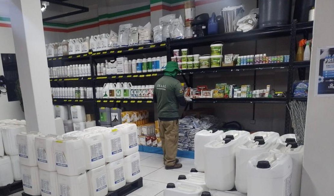 FPI fiscaliza venda de agrotóxicos sem receituários agronômicos em Delmiro Gouveia