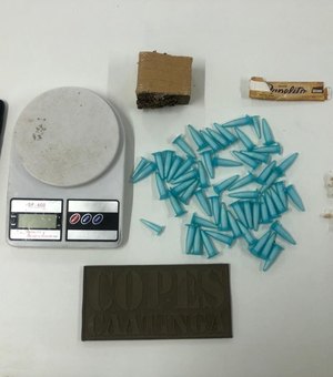 Armas e drogas são apreendidas durante abordagens em Olho D’Água das Flores e Porto Calvo