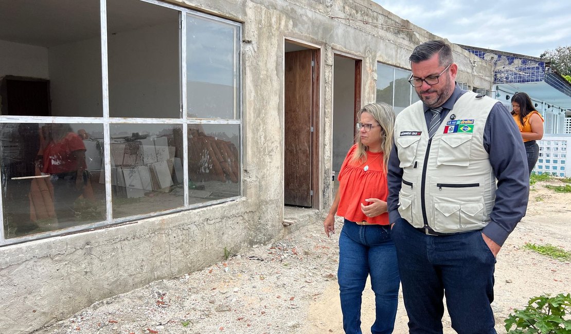 Vereador Leonardo Dias realiza visitas a unidades escolares municipais em Maceió