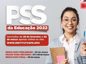 Prefeitura de Penedo abre inscrições para o Processo Seletivo da Educação 2022