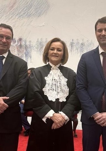 Daniel e Luciano Barbosa representam Arapiraca na posse de Marluce Caldas como ministra do STJ