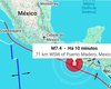 Terremoto de magnitude 7,4 atinge o México, e EUA emitem aleta de tsunami