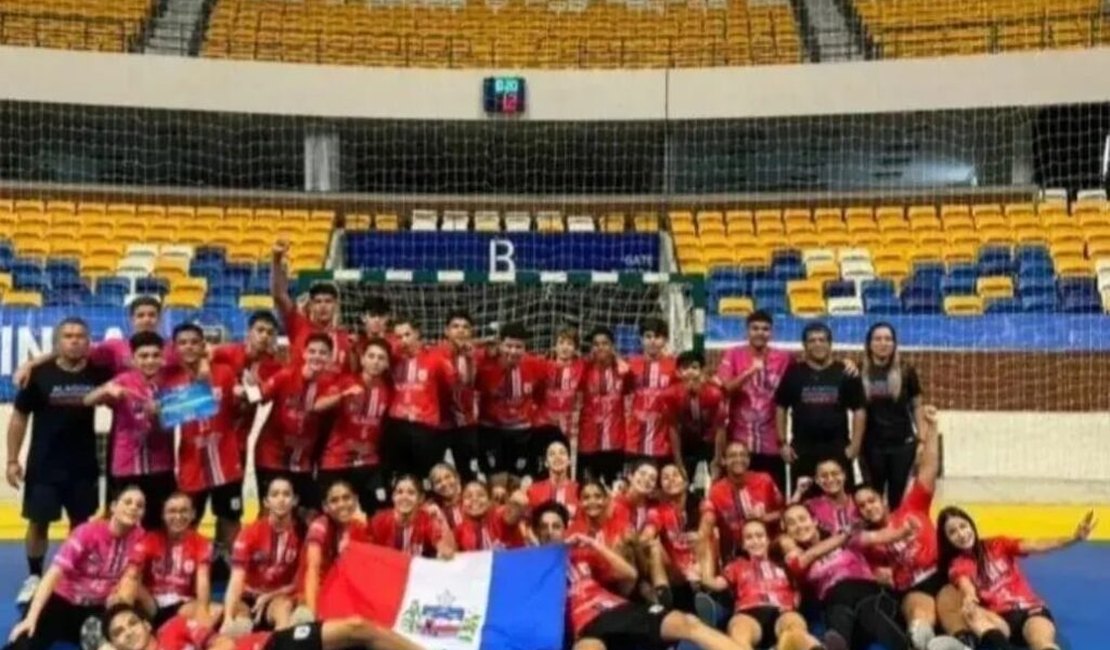 Handebol alagoano conquista título nacional infantil no masculino e feminino