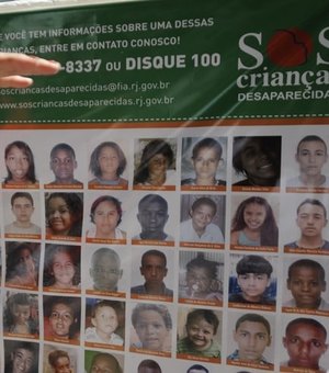 Dados do Sistema Nacional de Localização e Identificação de Desaparecidos apontam que mais de 35% dos desaparecidos têm de 0 a 17 anos