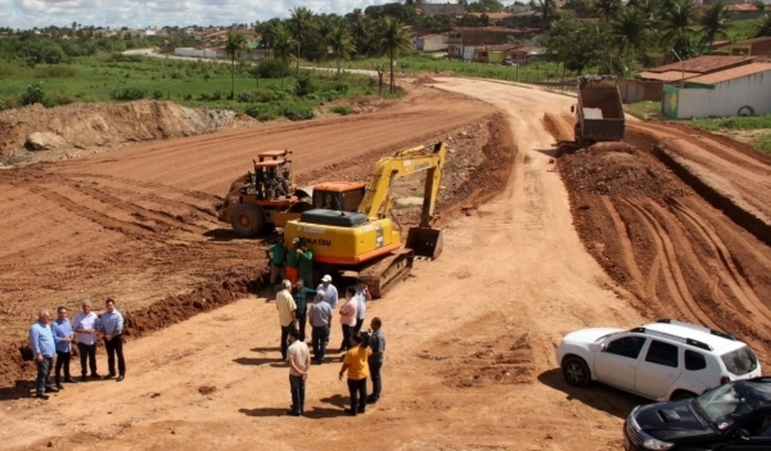 DER conclui 60% das etapas da duplicação da rodovia AL-110