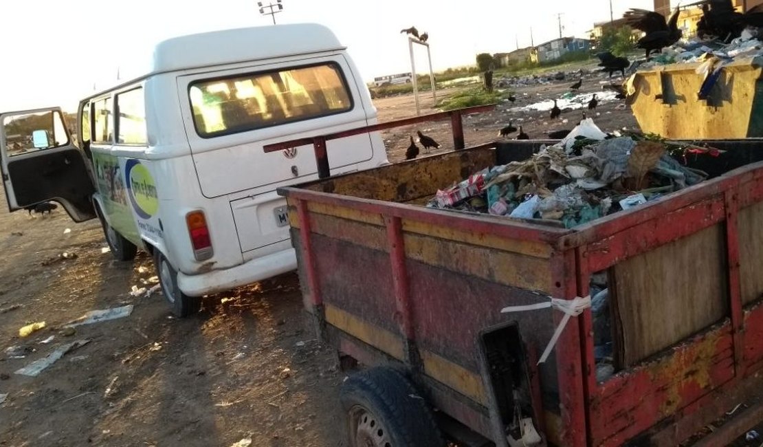 Mercadinho é autuado após descarte lixo de forma irregular no Benedito Bentes