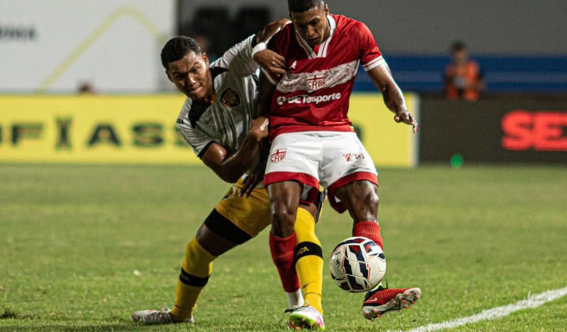 CRB empata com Amazonas e emenda quarta partida seguida sem vitória no Brasileirão