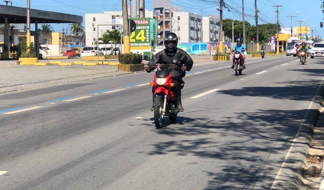 Pré-cadastro para regulamentação de mototaxistas em Maceió termina amanhã (17)